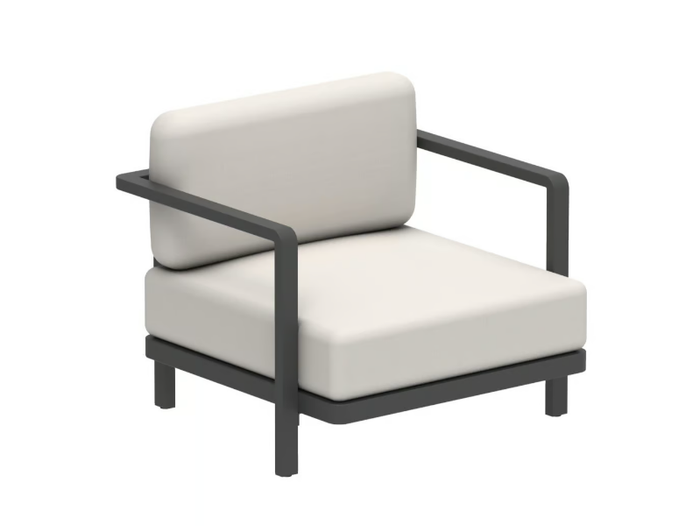 ALURA LOUNGE - Modular Batyline® garden armchair with armrests _ Royal Botania